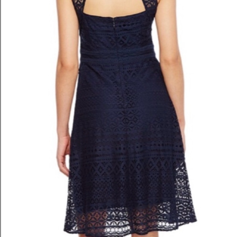 NWT Jessica Simpson Womens Knee-Length Party Dress in Navy - Picture 2 of 6